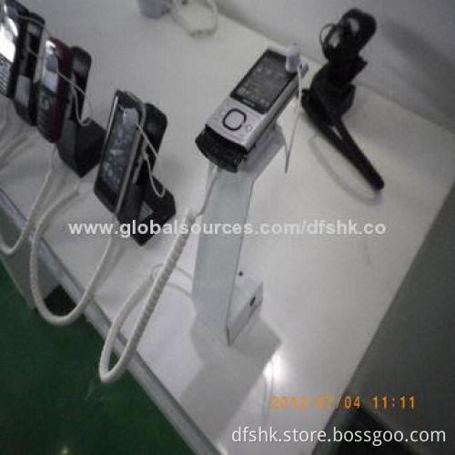 Retail Exhibition Display Stand/Secure System for Mobile Phones with Lithium Battery